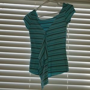 ⚡Reversible Ruffled Stripe Top⚡